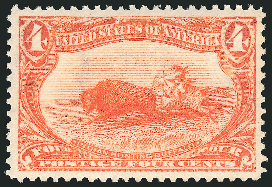 US Stamp Prices Scott Catalog # 287: 4c 1898 Trans Mississippi Exposition. Robert Siegel Auction Galleries, Jun 2012, Sale 1026, Lot 1348