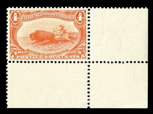 US Stamp Values Scott Catalog 287 - 1898 4c Trans Mississippi Exposition. Spink Shreves Galleries, May 2014, Sale 148, Lot 238