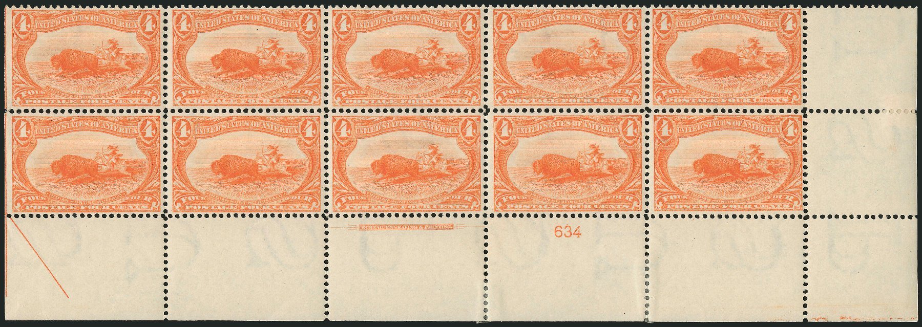 US Stamps Price Scott 287: 4c 1898 Trans Mississippi Exposition. Robert Siegel Auction Galleries, Mar 2013, Sale 1040, Lot 1609