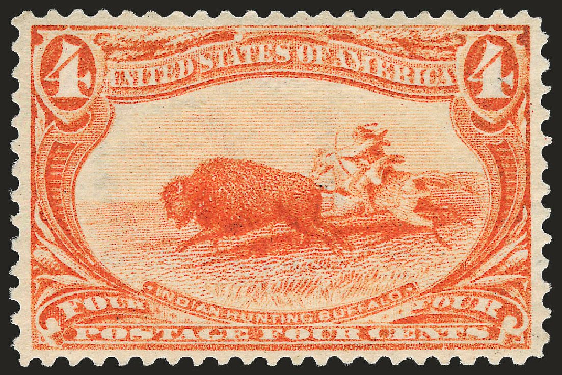Costs of US Stamps Scott #287 - 4c 1898 Trans Mississippi Exposition. Robert Siegel Auction Galleries, Dec 2008, Sale 967, Lot 4470