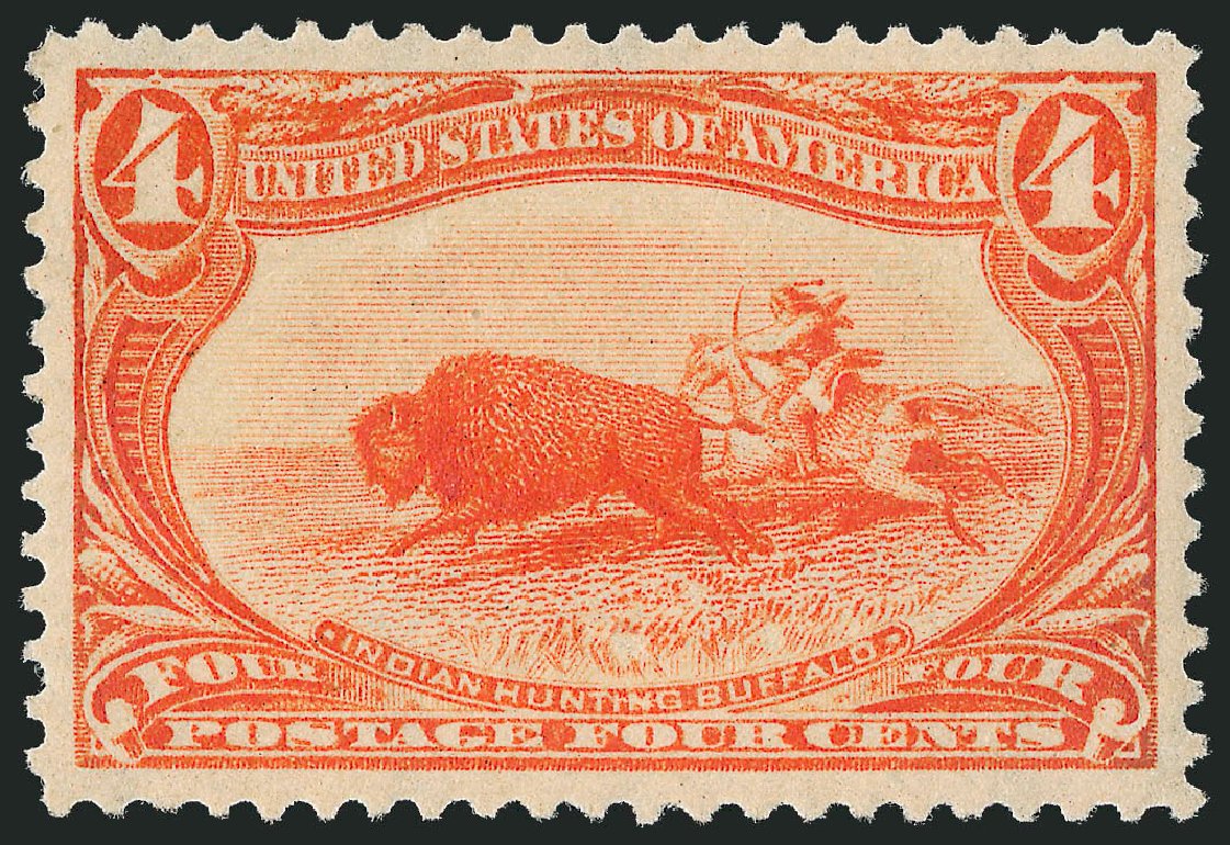 Values of US Stamps Scott Cat. # 287 - 4c 1898 Trans Mississippi Exposition. Robert Siegel Auction Galleries, Oct 2010, Sale 997, Lot 5800