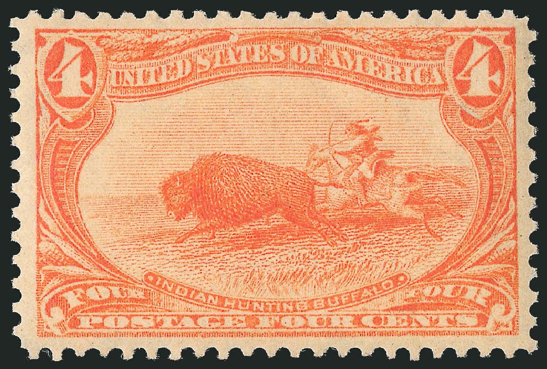Cost of US Stamps Scott Cat. # 287 - 1898 4c Trans Mississippi Exposition. Robert Siegel Auction Galleries, Dec 2013, Sale 1062, Lot 471
