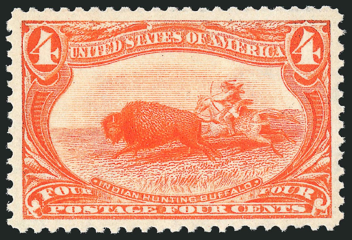 Values of US Stamp Scott # 287: 1898 4c Trans Mississippi Exposition. Robert Siegel Auction Galleries, Oct 2010, Sale 997, Lot 5801