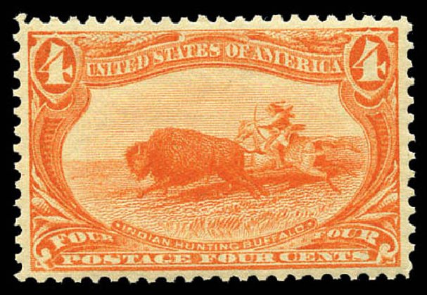 Price of US Stamp Scott Cat. #287: 4c 1898 Trans Mississippi Exposition. Matthew Bennett International, Mar 2011, Sale 337, Lot 2735