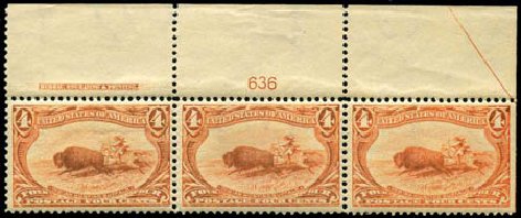 Value of US Stamps Scott Catalog #287: 1898 4c Trans Mississippi Exposition. Harmer-Schau Auction Galleries, Feb 2012, Sale 92, Lot 1055