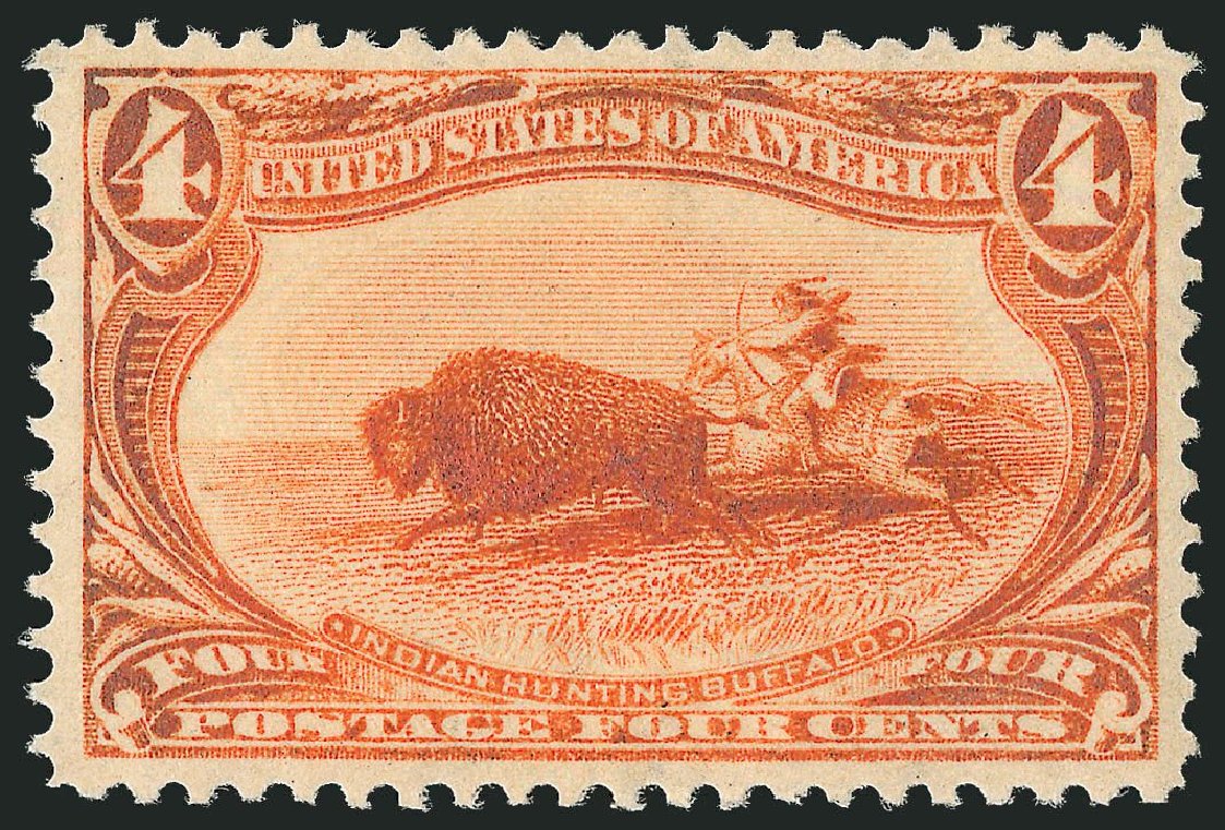 US Stamp Price Scott Catalogue #287: 4c 1898 Trans Mississippi Exposition. Robert Siegel Auction Galleries, Jul 2013, Sale 1050, Lot 425