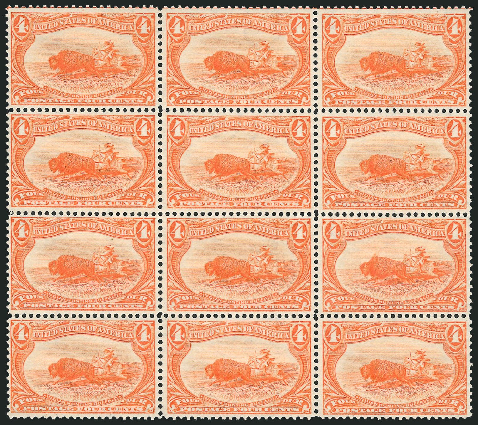 US Stamps Price Scott Catalogue # 287 - 4c 1898 Trans Mississippi Exposition. Robert Siegel Auction Galleries, Mar 2014, Sale 1067, Lot 1315