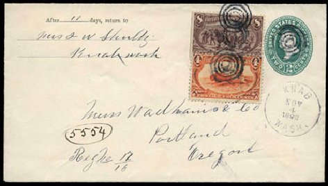 Prices of US Stamp Scott Catalogue #287 - 4c 1898 Trans Mississippi Exposition. Harmer-Schau Auction Galleries, Oct 2010, Sale 87, Lot 242
