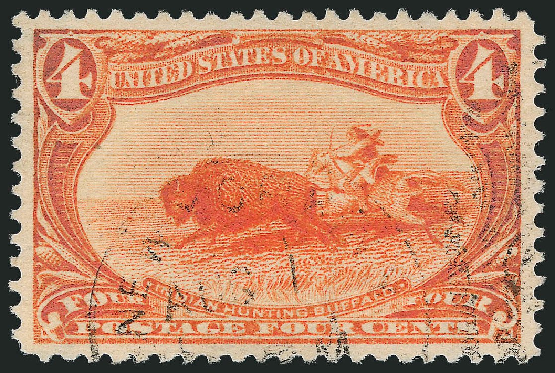 US Stamp Price Scott #287: 1898 4c Trans Mississippi Exposition. Robert Siegel Auction Galleries, Oct 2012, Sale 1032, Lot 3412