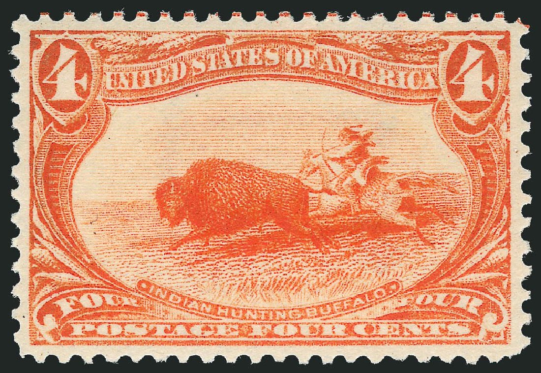 US Stamp Prices Scott Catalog 287 - 1898 4c Trans Mississippi Exposition. Robert Siegel Auction Galleries, Mar 2014, Sale 1067, Lot 1312