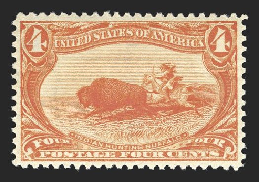 Cost of US Stamps Scott Cat. #287 - 1898 4c Trans Mississippi Exposition. Spink Shreves Galleries, Mar 2013, Sale 142, Lot 273