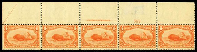 Cost of US Stamps Scott Catalog 287: 4c 1898 Trans Mississippi Exposition. Harmer-Schau Auction Galleries, Aug 2014, Sale 102, Lot 1926