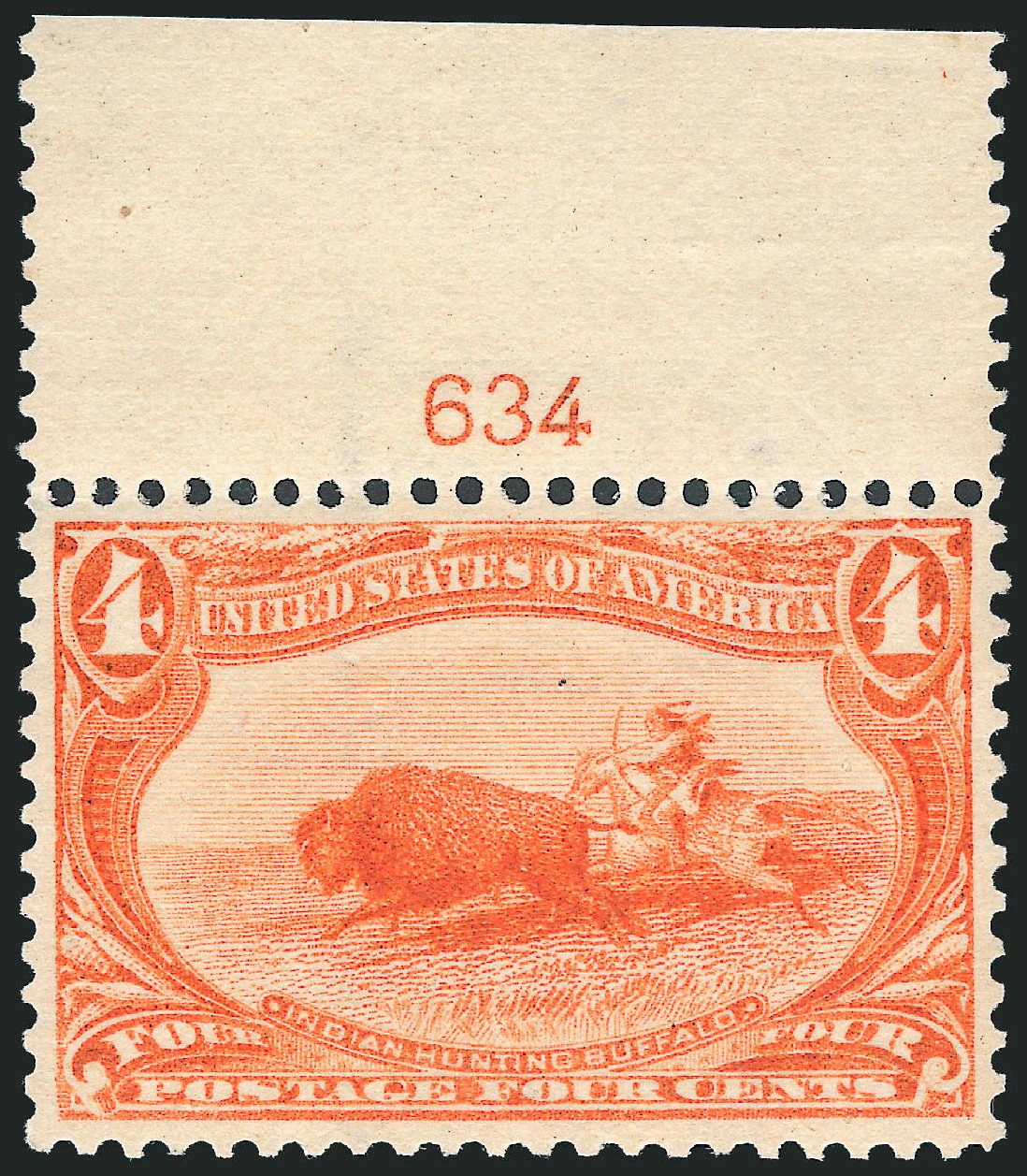 Prices of US Stamps Scott Catalog 287: 4c 1898 Trans Mississippi Exposition. Robert Siegel Auction Galleries, Oct 2011, Sale 1014, Lot 1636