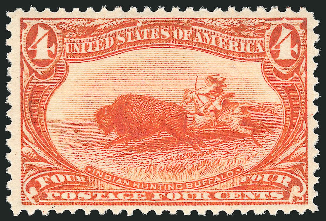 US Stamp Price Scott Cat. 287 - 4c 1898 Trans Mississippi Exposition. Robert Siegel Auction Galleries, Mar 2012, Sale 1019, Lot 626