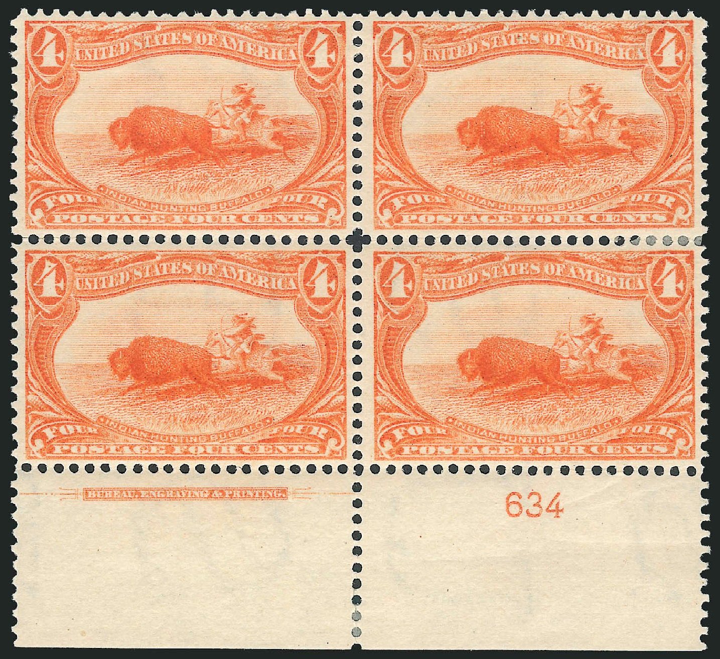 Price of US Stamps Scott Catalog 287 - 1898 4c Trans Mississippi Exposition. Robert Siegel Auction Galleries, Nov 2013, Sale 1056, Lot 326