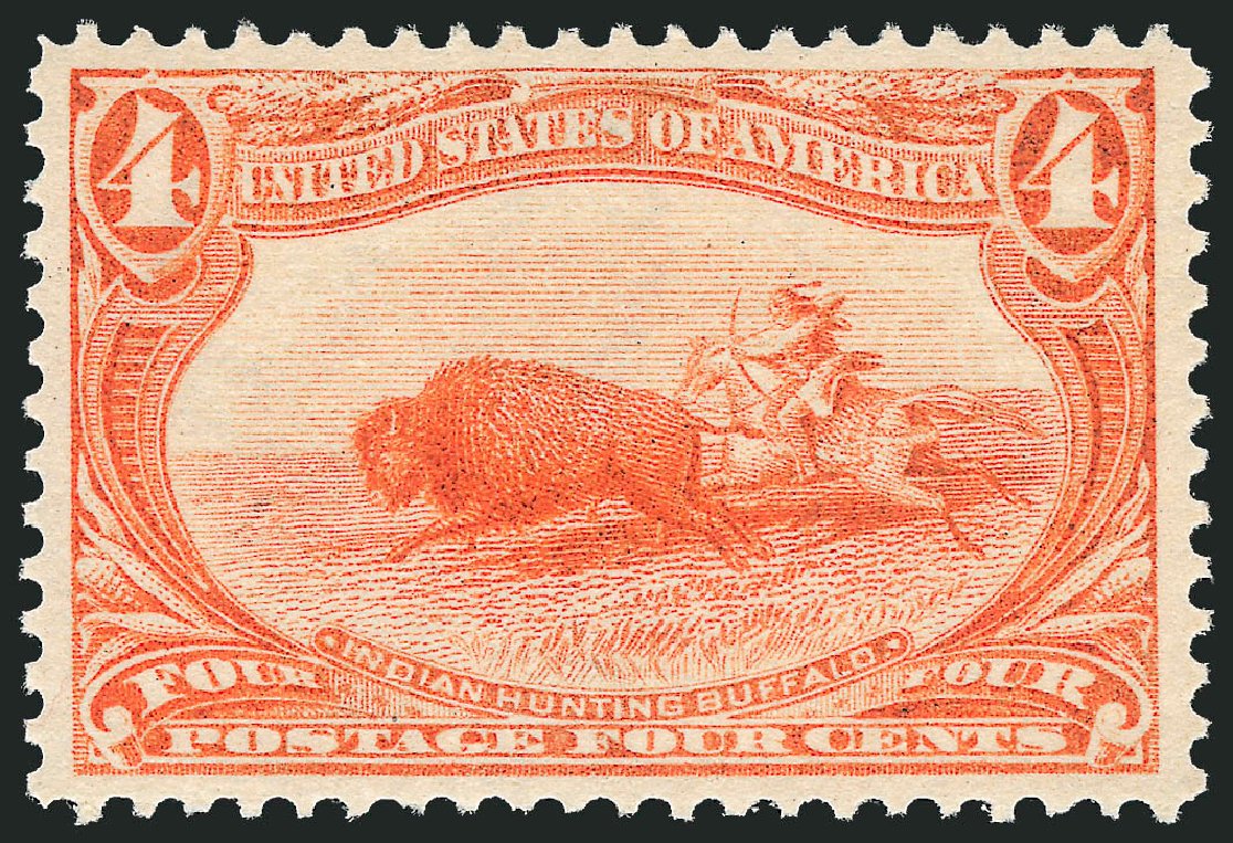 Cost of US Stamp Scott Catalogue 287: 1898 4c Trans Mississippi Exposition. Robert Siegel Auction Galleries, Sep 2009, Sale 976, Lot 1816