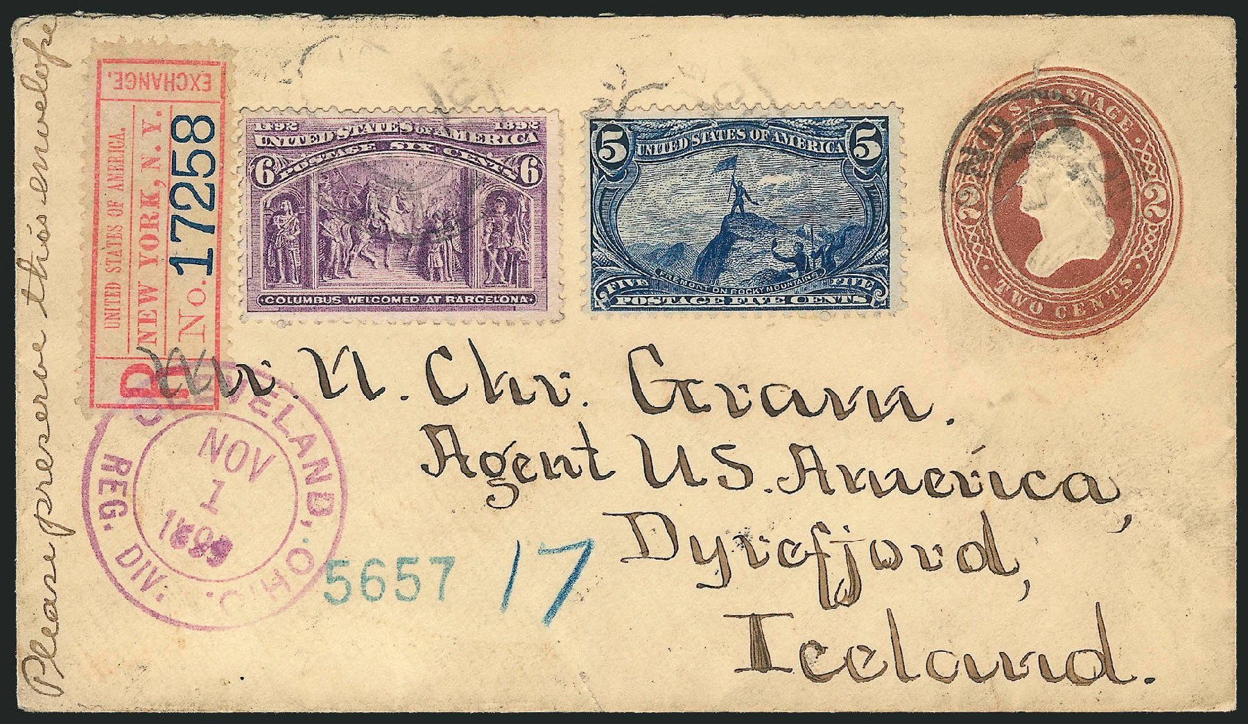 Price of US Stamp Scott Catalogue # 288 - 1898 5c Trans Mississippi Exposition. Robert Siegel Auction Galleries, Nov 2013, Sale 1056, Lot 407