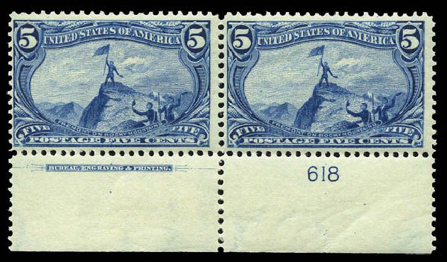 Value of US Stamps Scott Catalogue 288: 1898 5c Trans Mississippi Exposition. Matthew Bennett International, Mar 2011, Sale 337, Lot 2739