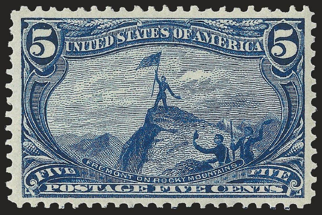 Cost of US Stamp Scott #288: 5c 1898 Trans Mississippi Exposition. Robert Siegel Auction Galleries, Jun 2009, Sale 975, Lot 1620