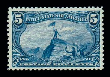 Prices of US Stamps Scott Cat. 288 - 5c 1898 Trans Mississippi Exposition. Matthew Bennett International, Jun 2007, Sale 319, Lot 1311