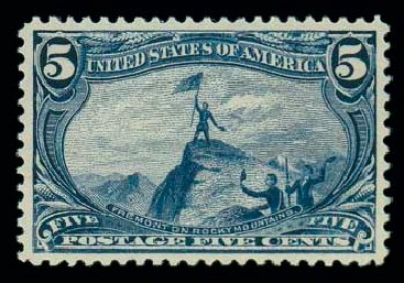Cost of US Stamps Scott Catalog # 288: 5c 1898 Trans Mississippi Exposition. Matthew Bennett International, Dec 2007, Sale 325, Lot 1841