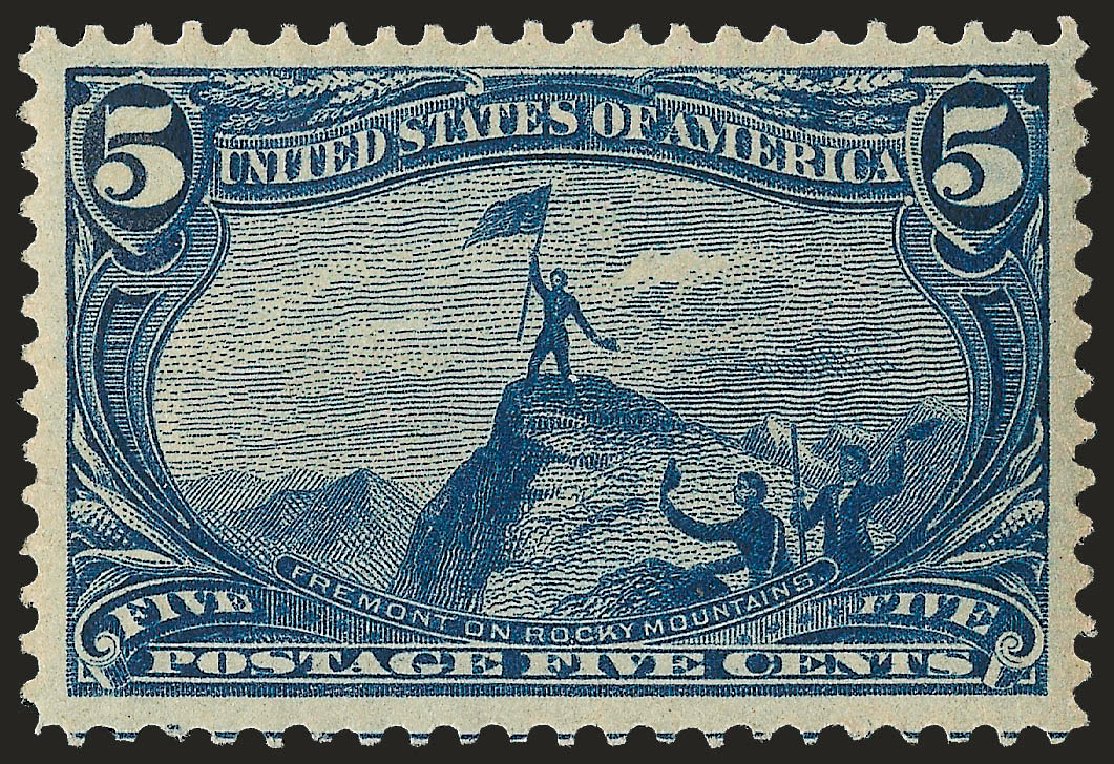 Price of US Stamps Scott Cat. #288: 5c 1898 Trans Mississippi Exposition. Robert Siegel Auction Galleries, Jun 2009, Sale 975, Lot 1621