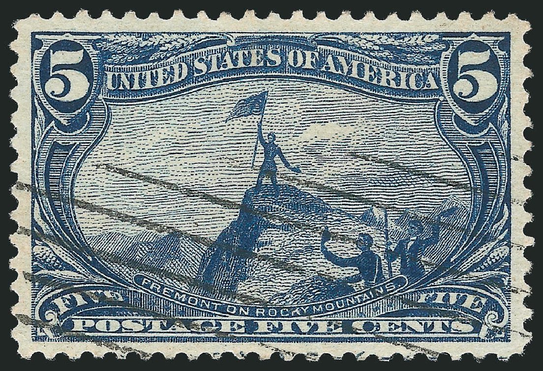 Cost of US Stamps Scott # 288 - 5c 1898 Trans Mississippi Exposition. Robert Siegel Auction Galleries, Oct 2012, Sale 1032, Lot 3414