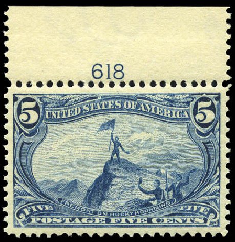 Costs of US Stamps Scott Catalogue # 288: 5c 1898 Trans Mississippi Exposition. Matthew Bennett International, Mar 2011, Sale 336, Lot 1235