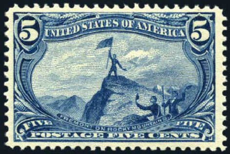 Costs of US Stamps Scott Catalog # 288 - 5c 1898 Trans Mississippi Exposition. Harmer-Schau Auction Galleries, Jul 2010, Sale 86, Lot 475