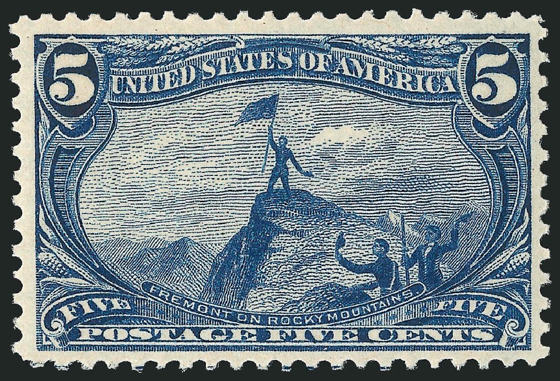 Costs of US Stamps Scott Catalog # 288: 5c 1898 Trans Mississippi Exposition. Robert Siegel Auction Galleries, Dec 2011, Sale 1017, Lot 722