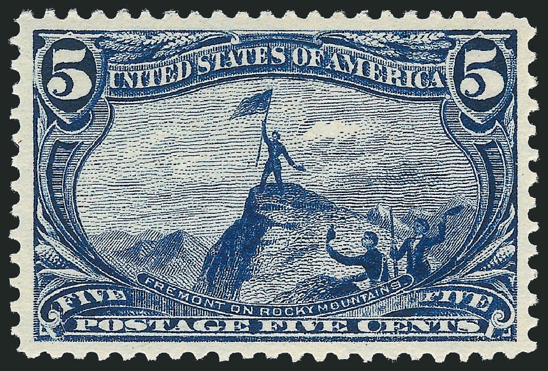 Prices of US Stamps Scott Catalog 288: 5c 1898 Trans Mississippi Exposition. Robert Siegel Auction Galleries, Sep 2009, Sale 976, Lot 1822