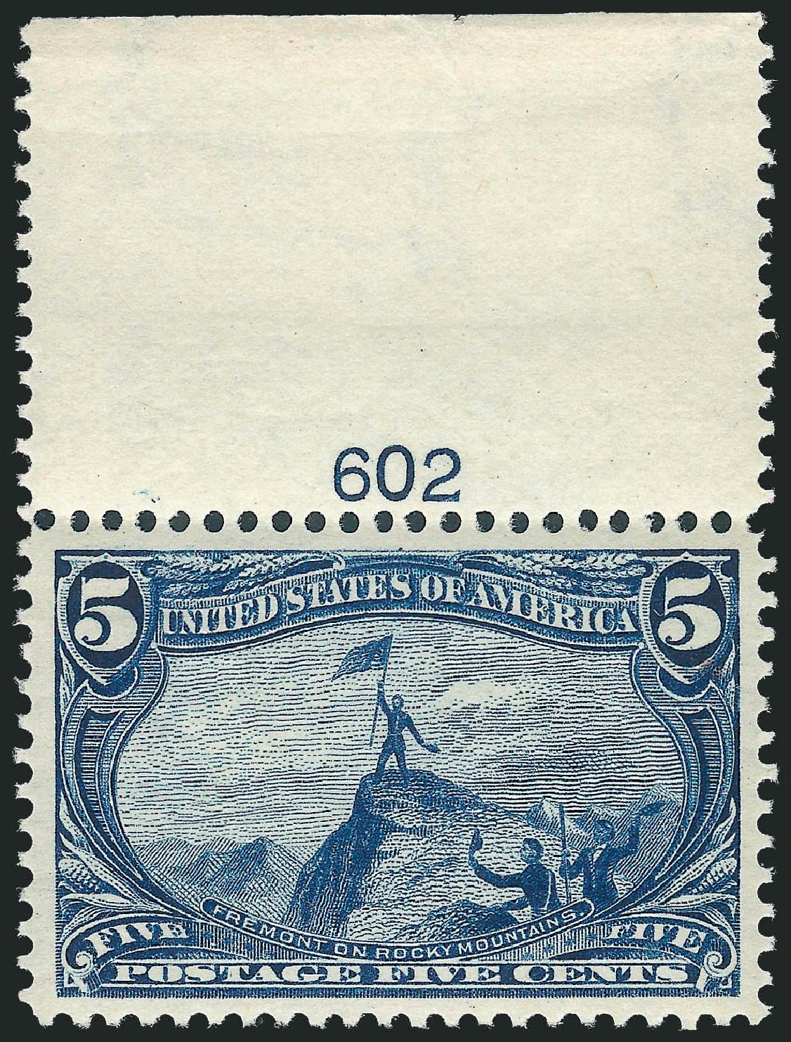 Price of US Stamp Scott Catalogue 288: 1898 5c Trans Mississippi Exposition. Robert Siegel Auction Galleries, Feb 2010, Sale 983, Lot 182