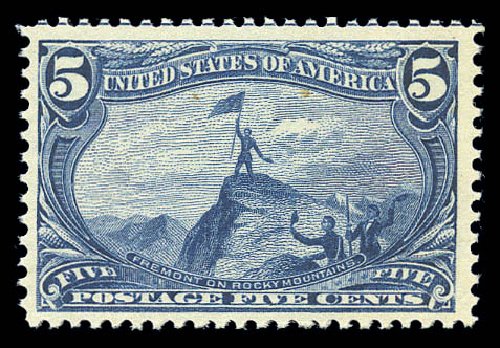 Costs of US Stamps Scott Catalogue # 288: 5c 1898 Trans Mississippi Exposition. Matthew Bennett International, Sep 2010, Sale 333, Lot 3703