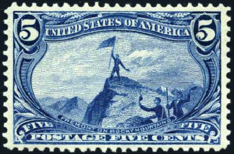 Cost of US Stamp Scott Cat. #288 - 5c 1898 Trans Mississippi Exposition. Harmer-Schau Auction Galleries, Oct 2010, Sale 87, Lot 243