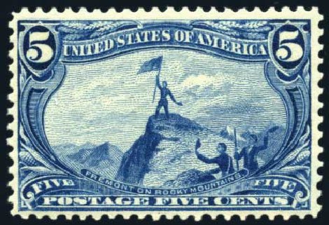 Price of US Stamps Scott 288 - 5c 1898 Trans Mississippi Exposition. Harmer-Schau Auction Galleries, Jul 2010, Sale 86, Lot 476