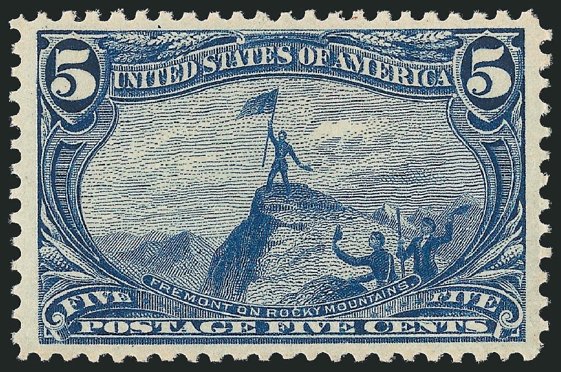 Price of US Stamp Scott Catalogue # 288 - 1898 5c Trans Mississippi Exposition. Robert Siegel Auction Galleries, Dec 2010, Sale 1000, Lot 1156