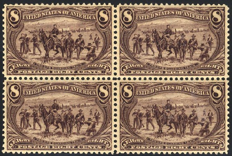 US Stamps Value Scott Cat. #289: 8c 1898 Trans Mississippi Exposition. Cherrystone Auctions, Jan 2008, Sale 200801, Lot 1177