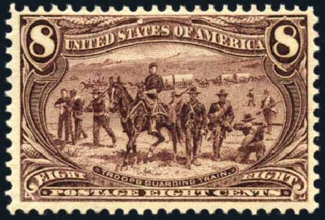 US Stamps Values Scott Catalog 289: 1898 8c Trans Mississippi Exposition. Harmer-Schau Auction Galleries, Jul 2010, Sale 86, Lot 477