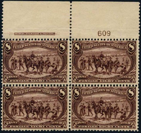 Price of US Stamp Scott #289 - 1898 8c Trans Mississippi Exposition. Harmer-Schau Auction Galleries, Oct 2011, Sale 91, Lot 247