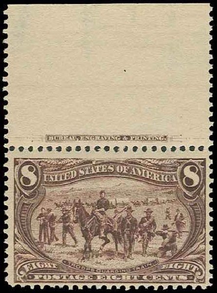 Prices of US Stamps Scott Cat. # 289 - 8c 1898 Trans Mississippi Exposition. H.R. Harmer, Nov 2013, Sale 3004, Lot 1207