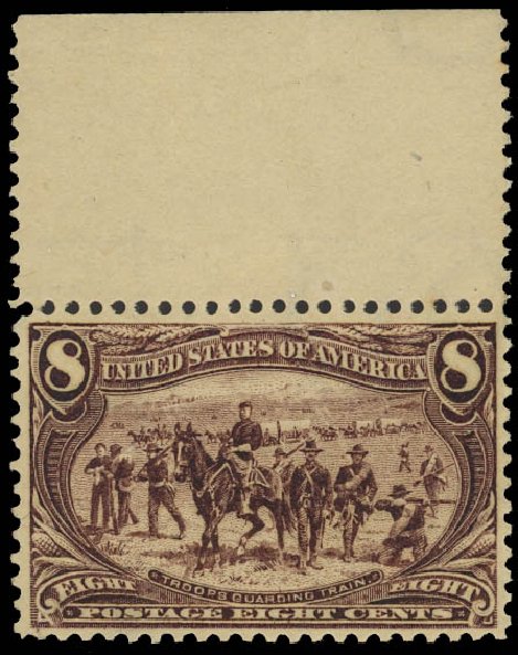 Value of US Stamp Scott Cat. 289 - 8c 1898 Trans Mississippi Exposition. Daniel Kelleher Auctions, Jan 2012, Sale 628, Lot 407