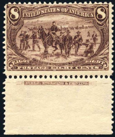 Prices of US Stamps Scott Cat. 289: 8c 1898 Trans Mississippi Exposition. Harmer-Schau Auction Galleries, Jul 2010, Sale 86, Lot 478