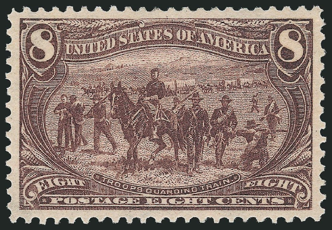 Costs of US Stamps Scott Cat. # 289: 1898 8c Trans Mississippi Exposition. Robert Siegel Auction Galleries, Nov 2013, Sale 1061, Lot 3788