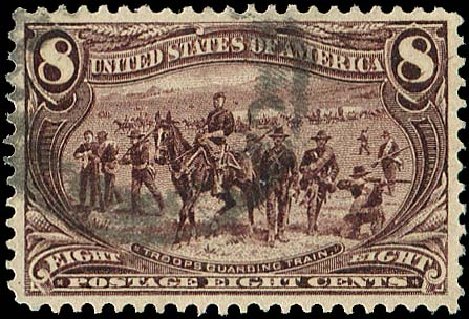 Prices of US Stamp Scott 289: 8c 1898 Trans Mississippi Exposition. Regency-Superior, Jan 2015, Sale 109, Lot 1039
