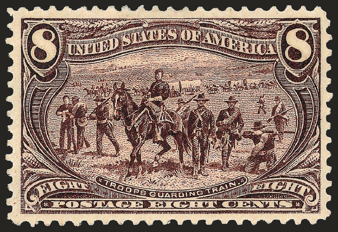 Cost of US Stamps Scott Cat. 289 - 8c 1898 Trans Mississippi Exposition. Robert Siegel Auction Galleries, Sep 2008, Sale 962, Lot 2579