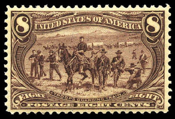 US Stamps Values Scott Catalog 289: 1898 8c Trans Mississippi Exposition. Matthew Bennett International, Mar 2011, Sale 337, Lot 2740