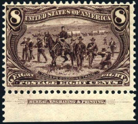 US Stamp Values Scott # 289 - 1898 8c Trans Mississippi Exposition. Harmer-Schau Auction Galleries, Feb 2009, Sale 80, Lot 1240