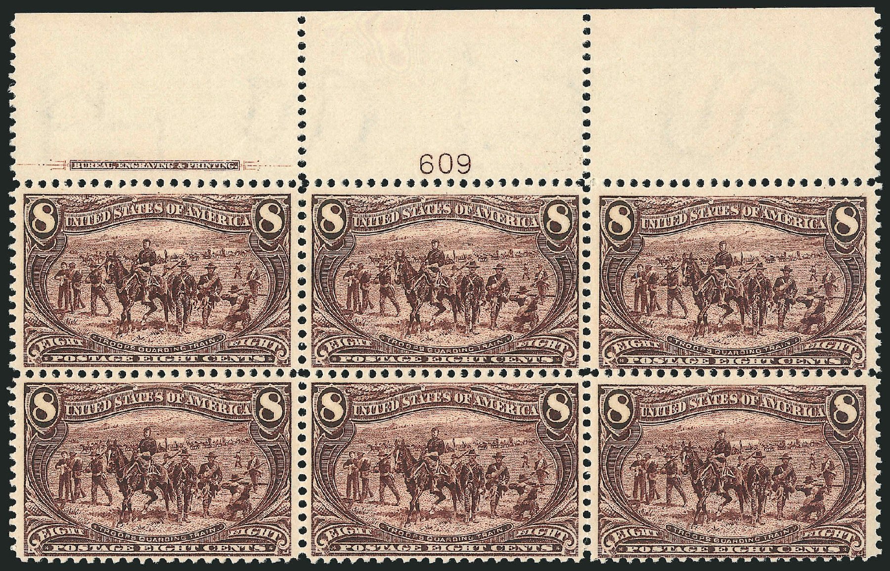 US Stamps Values Scott Catalogue #289 - 1898 8c Trans Mississippi Exposition. Robert Siegel Auction Galleries, Nov 2014, Sale 1084, Lot 3660