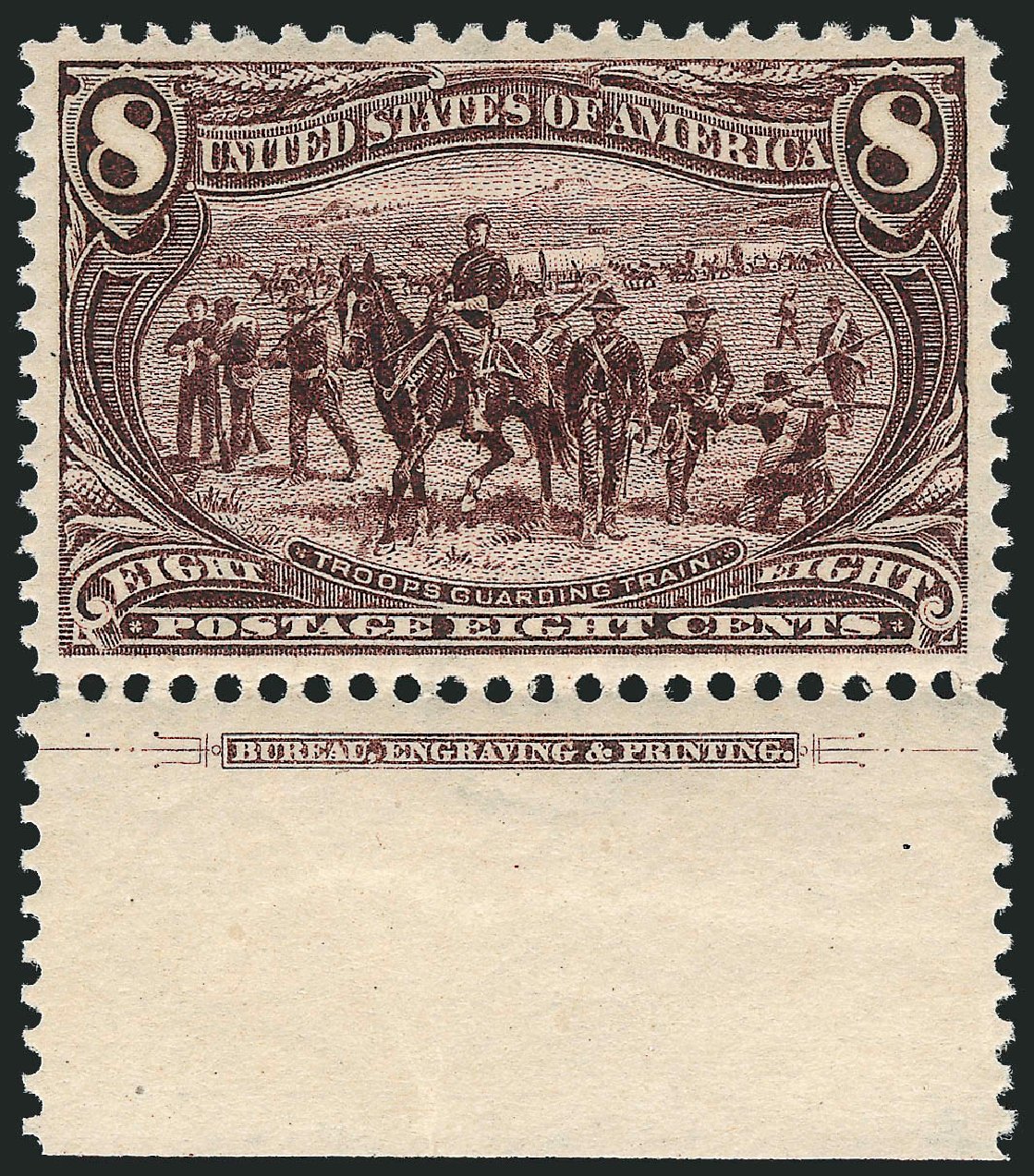 US Stamps Value Scott Catalog #289 - 1898 8c Trans Mississippi Exposition. Robert Siegel Auction Galleries, Dec 2009, Sale 978, Lot 1090