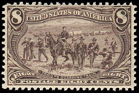 Price of US Stamp Scott # 289: 1898 8c Trans Mississippi Exposition. Regency-Superior, Jan 2015, Sale 109, Lot 1041